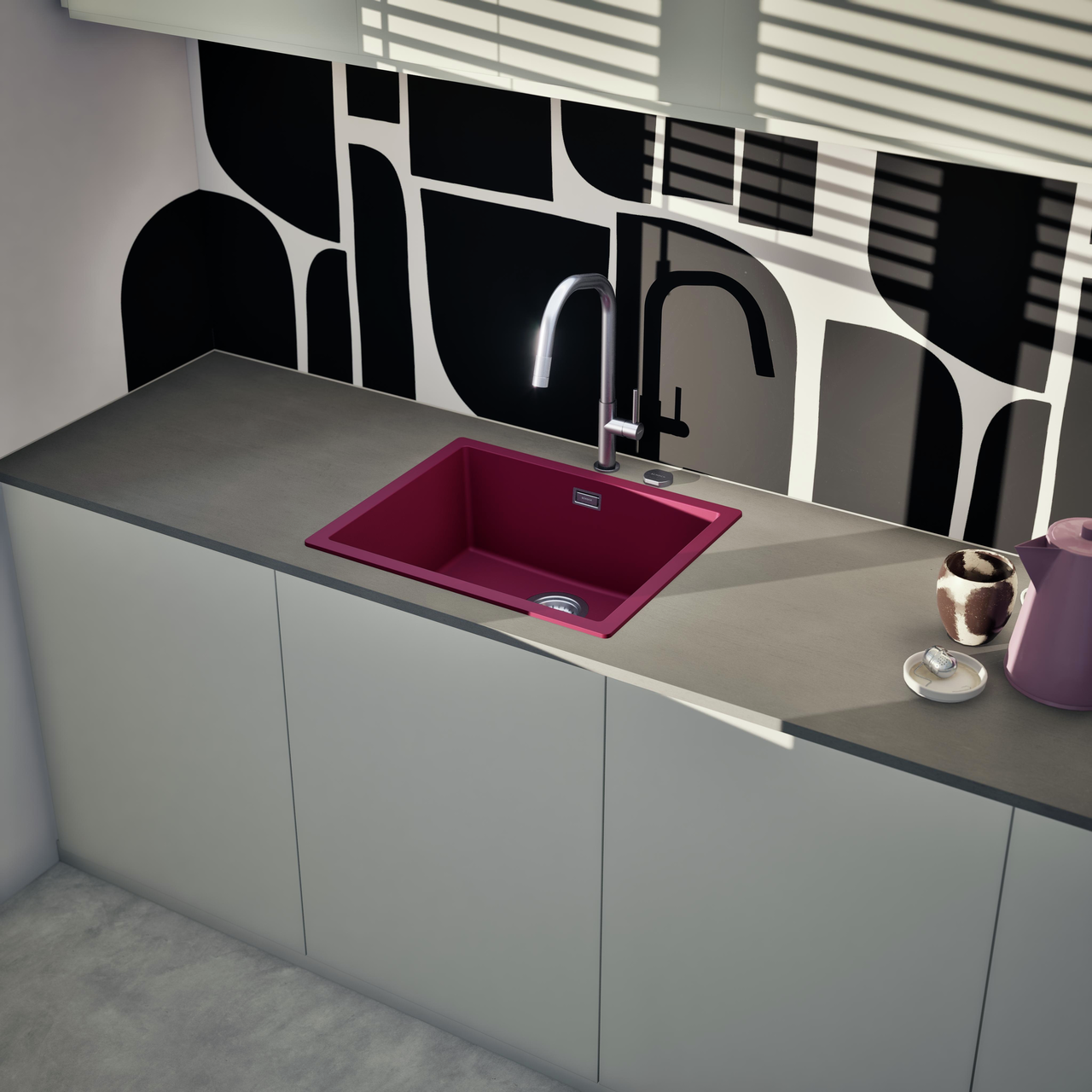 Dřez FORMHAUS D-100LS NERO